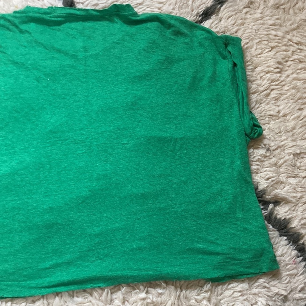 Sandro Distressed Linen Tee - Picture 11 of 16